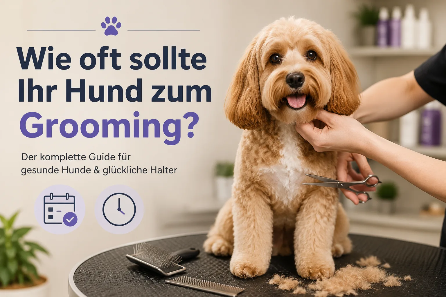 Wie oft sollte Ihr Hund zum Grooming?