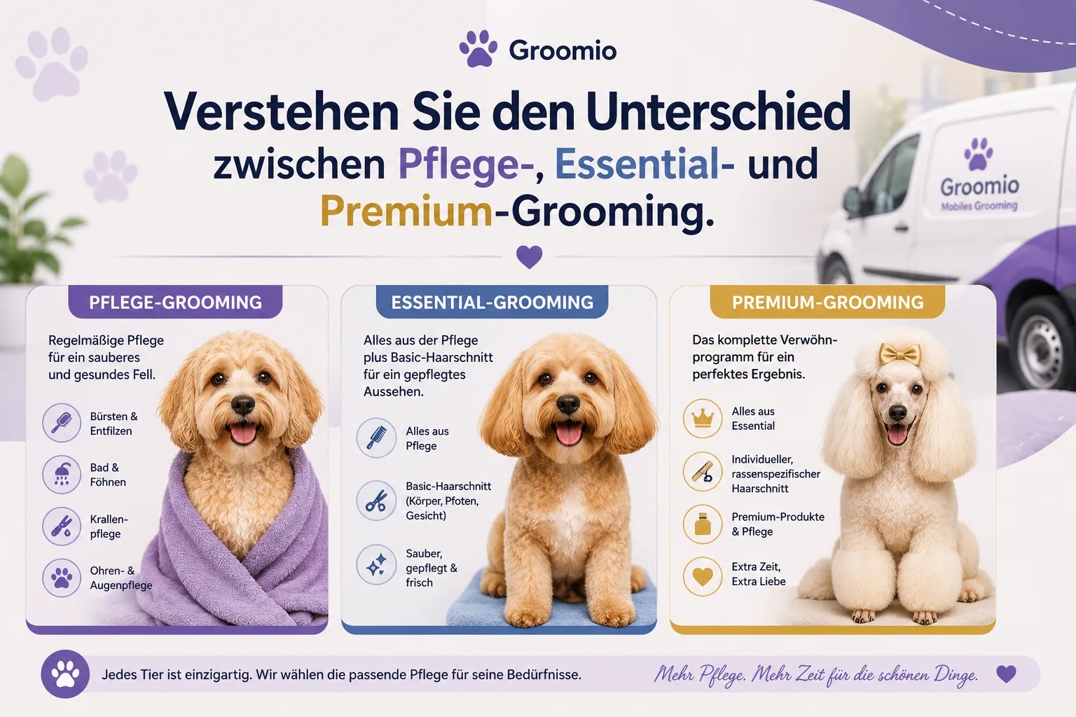 Das richtige Grooming-Paket wählen